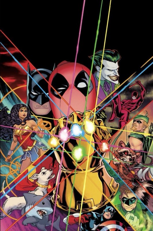 Deadpool Batman #1 Dauterman 1:25 VIRGIN  Infinity Gauntlet 1 Homage variant NM+