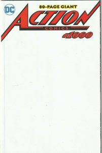 Action Comics # 1000 Blank Variant Cover NM DC 2018 [F8]