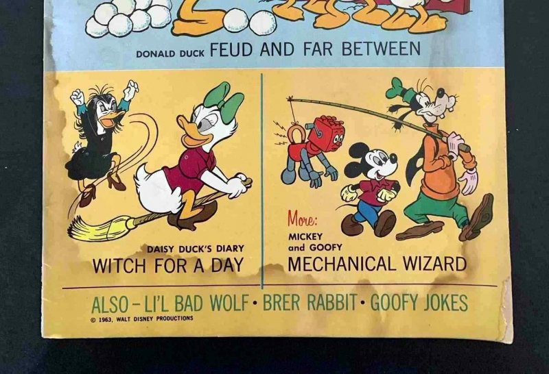 Walt Disney Comics And Stories #281 Gold Key Comics 1964 Vg