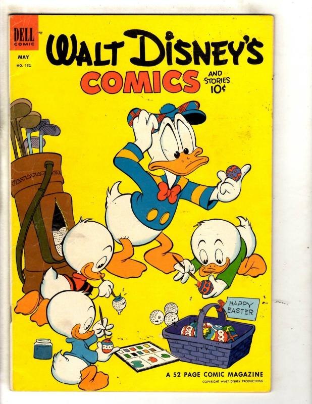 Walt Disney's Comics & Stories # 152 VF- Dell Silver Age Comic Book JL19