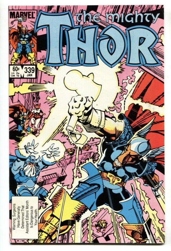 THOR #339-Marvel comic book BETA RAY BILL-1st Stormbreaker VF/NM