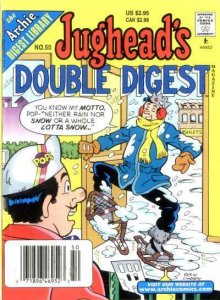 Jughead's Double Digest #50 (Newsstand) VG ; Archie | low grade comic Snow Cover