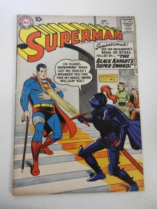 Superman #124 (1958) VG Condition 1 in tear fc