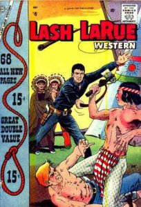 Lash LaRue Western (Fawcett) #68 GD ; Charlton | low grade comic Native American