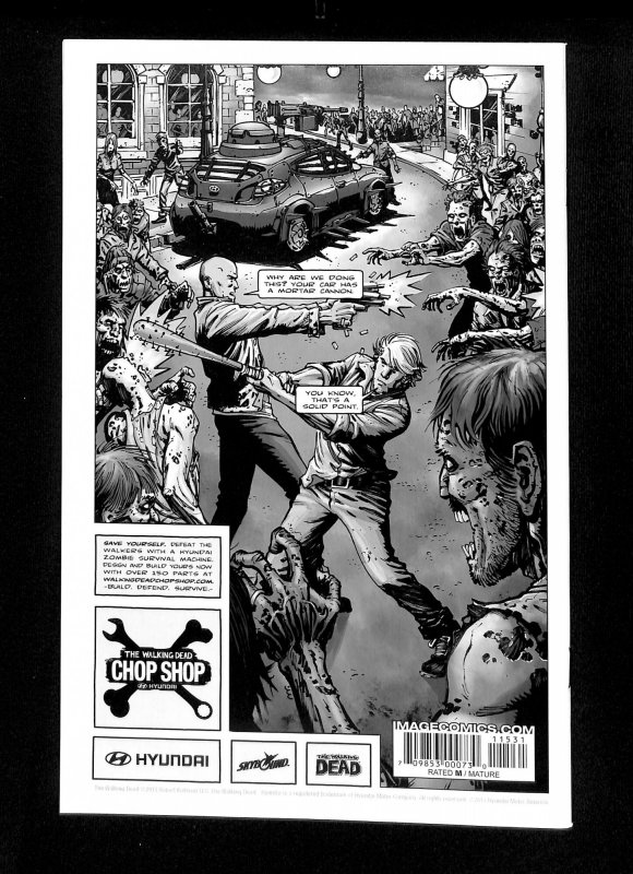 Walking Dead #115 Michonne and Her Pets Variant