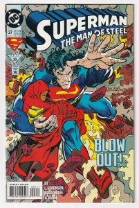 Superman The Man Of Steel #27 November 1993 DC Simonson Bogdanove Janke