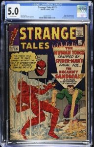 Strange Tales #115 1963 Marvel Comics CGC 5.0 2nd app Sandman