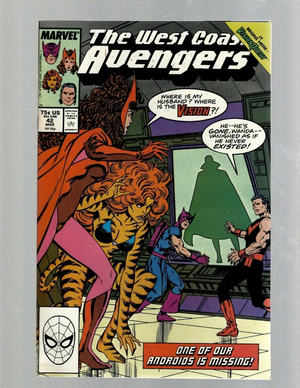 12 The West Coast Avengers Comics #17 18 19 20 23 24 25 42 44 61 Annual #1 2 GB2