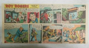 Roy Rogers Sunday Page by Al McKimson from 12/14/1952 Size 7.5 x 15 inches