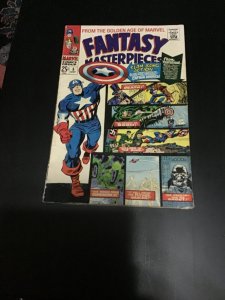 Fantasy Masterpieces #5 (1966) Golden-Age Captain America! Mid high grade! FN/VF