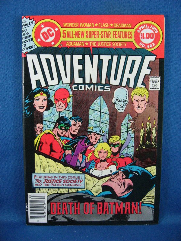 Adventure Comics #462 (Mar-Apr 1979, DC) VF+ Death Earth 2