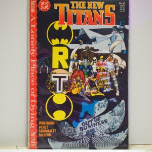 The New Titans #60 (1989) Near Mint. Unread. Wolfman/Perez