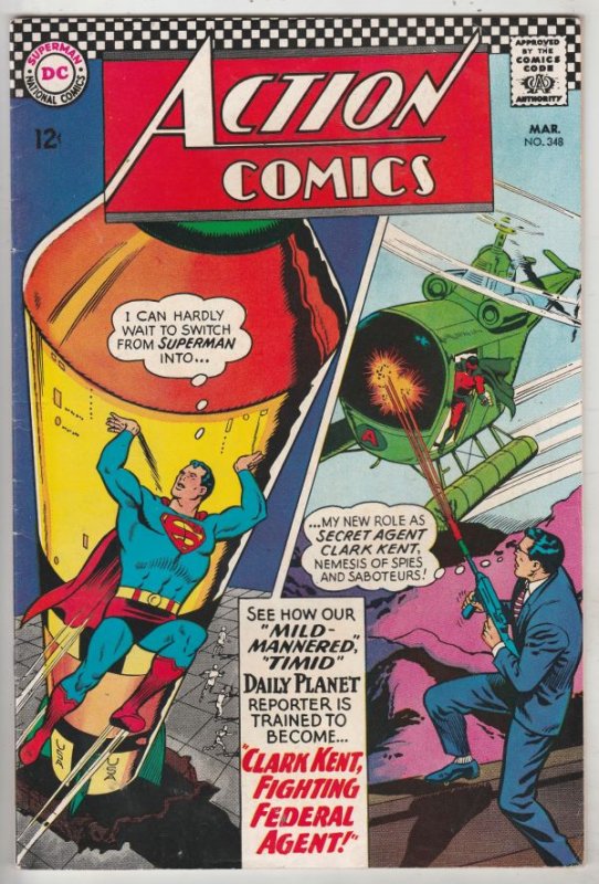 Action Comics #348 (Mar-67) VF/NM High-Grade Superman