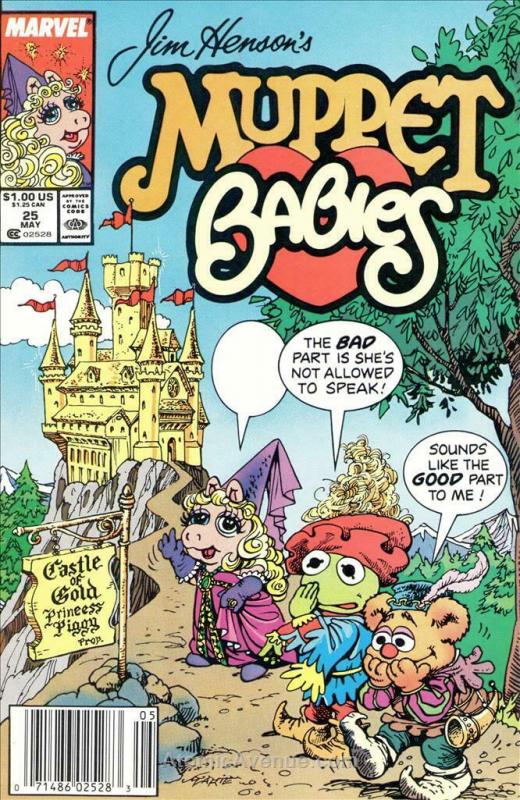 Muppet Babies (Star/Marvel) #25 (Newsstand) FN; Marvel Star | save on shipping -