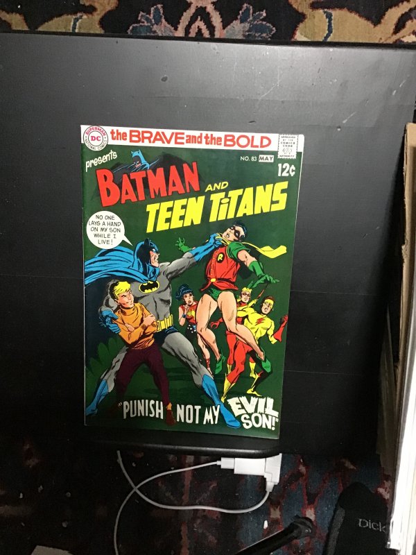 The Brave and the Bold #83  (1969) Adams Art! Batman/Teen Titans NM- Boca CERT!