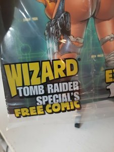 Sealed Tomb Raider WIZARD SPECIAL MAGAZINE & Aphrodite IX #0 DEBUT COMIC New