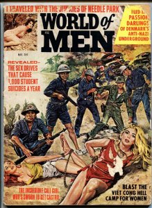 World of Men March 1967 GGA bound babes menaced by Commies!