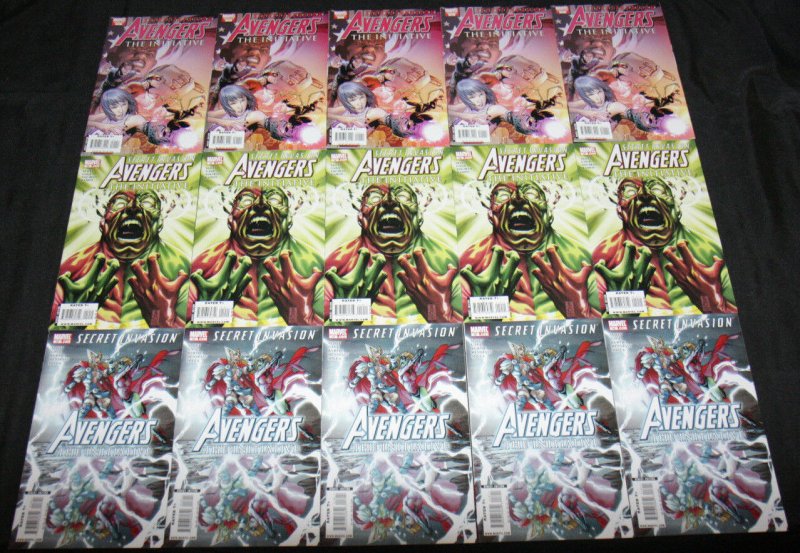 AVENGERS + AMAZING SPIDER-MAN COMIC LOT/RUN + DUPLICATES 60PC (VF-NM)