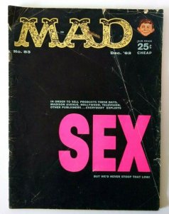 MAD Magazine Dec 1963 Issue No 83 HUD Hood Western Movie Parody TV Show Spoofs 