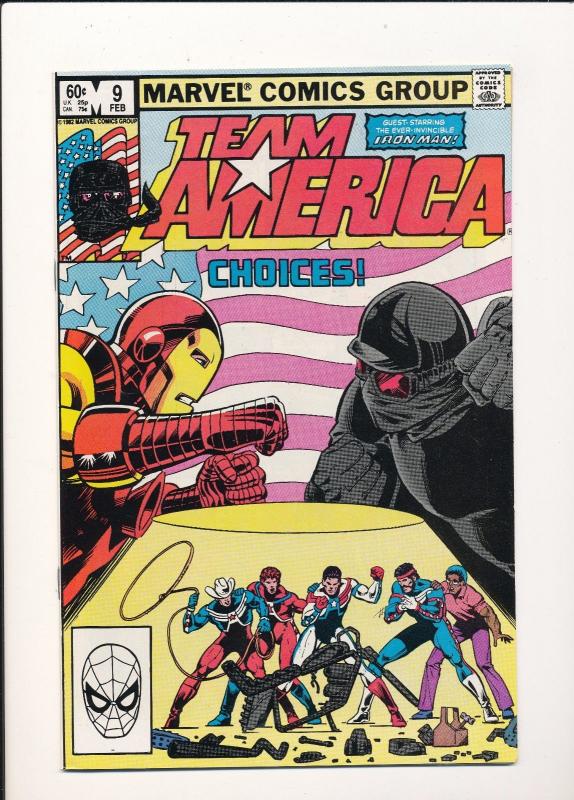 Set of 12-MARVEL Comics-TEAM AMERICA #1-12 F/VF(SIC662)