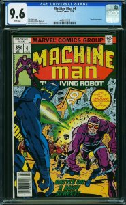 Machine Man #4 (1978) CGC 9.6 NM+