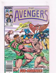 Avengers # 262 VG Marvel Copper Age Comic Book Captain America Namor TC1