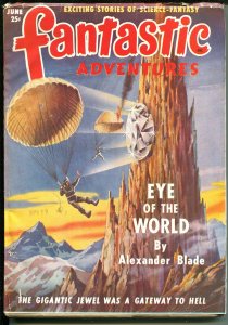 FANTASTIC ADVENTURES 6/1949-ZIFF-DAVIS-PULP SCI-FI-SETTLES-BLADE-RECOUR-g/vg