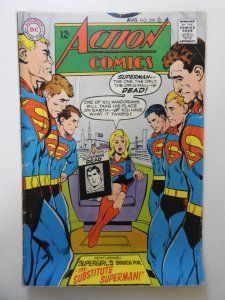 Action Comics #366 (1968) VG- Condition! 1 in tear back cover