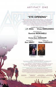 ARTIFACT ONE #03 (2018) ROMINA MORANELLI | COVER A | ASPEN COMICS