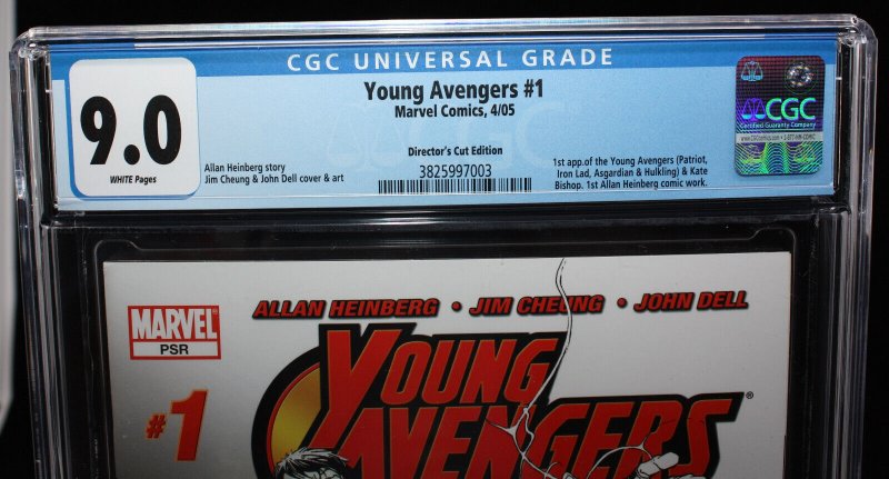 Young Avengers #1 (CGC 9.0) White Pages - 1st App. Young Avengers - 2005