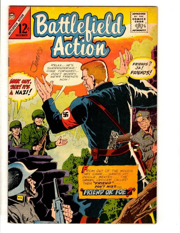 Lot Of 8 Battlefield Action Charlton Comic Books # 17 20 23 25 55 56 60 61 JL40