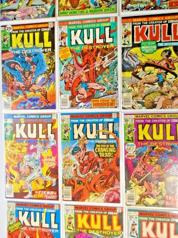 Kull the Conqueror (1st Series) 18 Different From:#3-29, Average 7.0 (1972-1978)