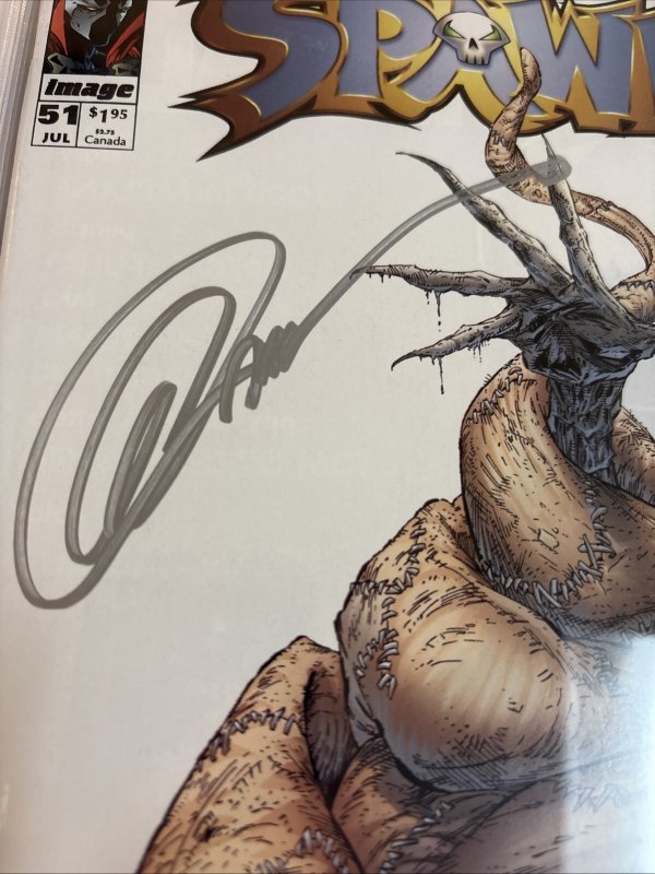 Spawn (1996) # 51 (CGC 9.8 SS) Signed Greg Capullo * Image Comics