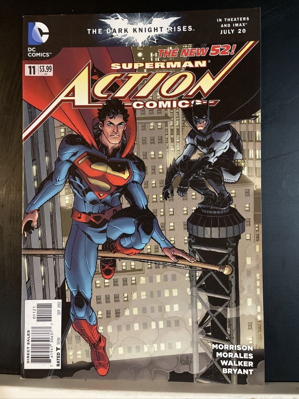 Action Comics #11 (2011 DC) Hamner Variant Cover New 52 Superman Batman