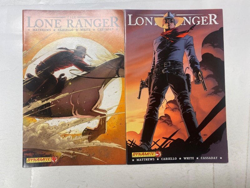 4 Lone Ranger DYNAMITE comic books #4 5 6 7 29 KM26