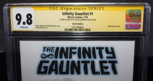 Infinity Gauntlet #1 CGC (9.8) Signed & Sketched by Ed McGuinness - 2015