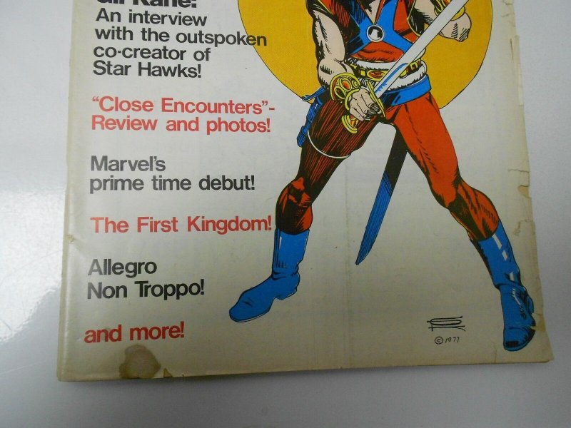 1977 COMICS JOURNAL #38 GIL KANE Cover STAR HAWKS G/VG