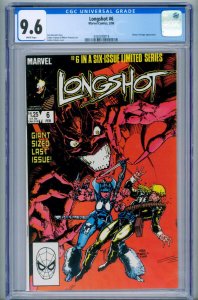 LONGSHOT #6 CGC 9.6 1985- Marvel comics- comic book 4330290019