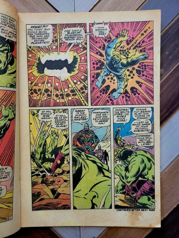 INCREDIBLE HULK #111 2.0 (Marvel 1969) GALAXY MASTER Herb Trimpe Cover & Art