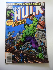 The incredible Hulk #219 (1978) FN+ Condition