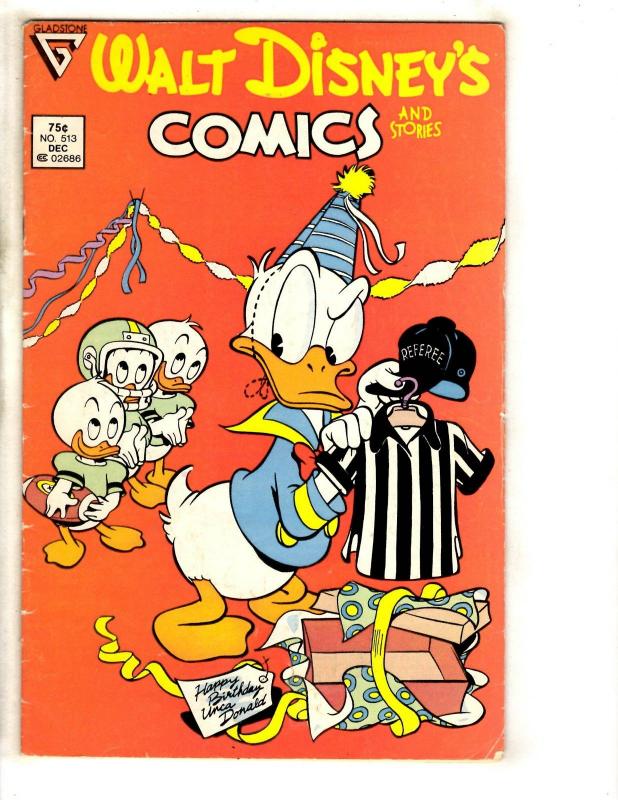 8 Walt Disney's Comics & Stories Comics # 513 548 549 553 554 559 561 562 J317