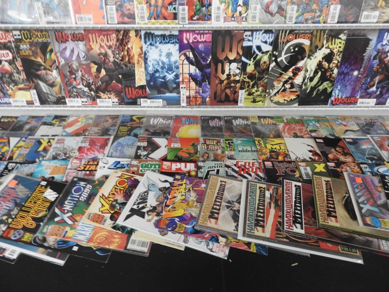 Huge Lot 190+ Comics W/ Wolverine, X-Men, +More! Avg VF- Condition!
