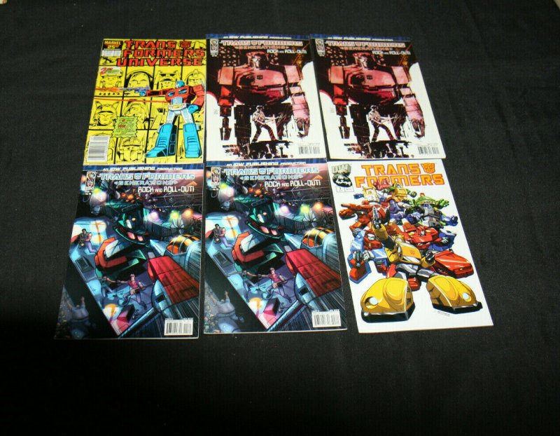 THE TRANSFORMERS MIXED LOT OF 45 COMICS...; F - NM