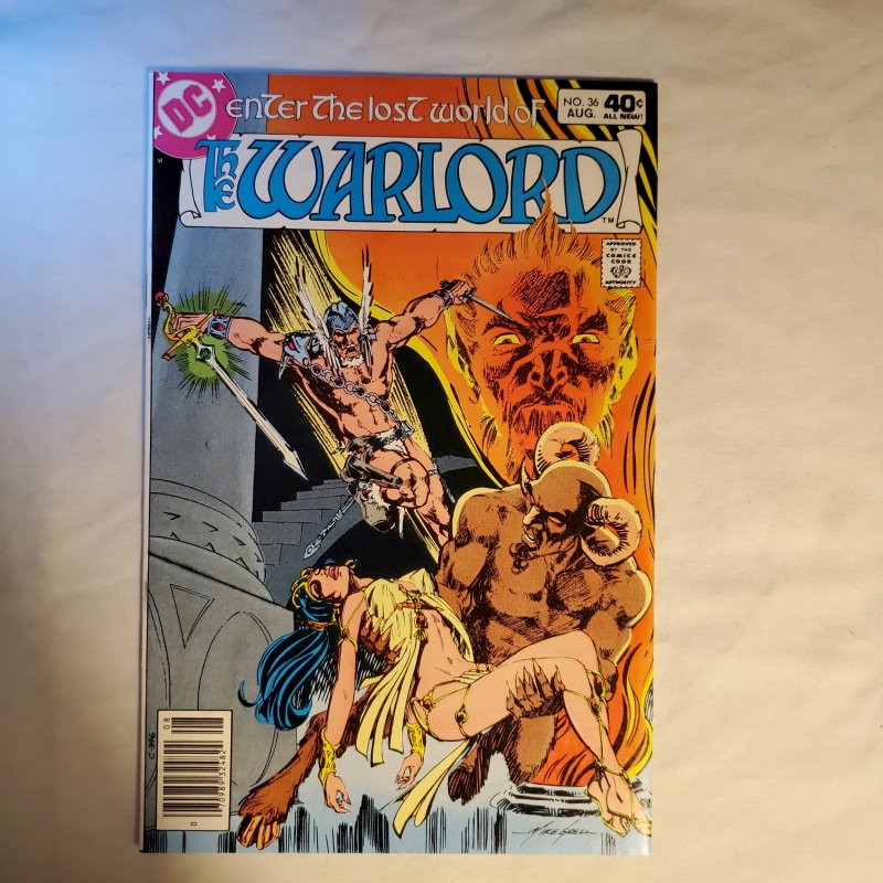 Warlord 36 Very Fine Cover by Mike Grell