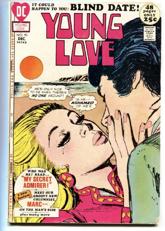 YOUNG LOVE #90 comic book-GREAT ISSUE-DC ROMANCE- VG