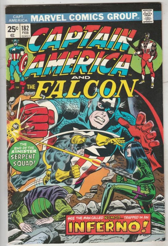 Captain America #182 (Feb-75) NM- High-Grade Captain America