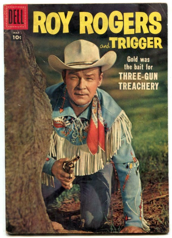 Roy Rogers and Trigger #113 1957- Dell Western FN- 