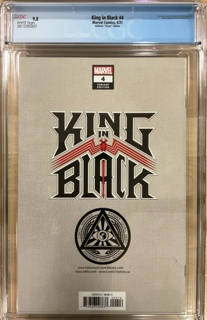 King In Black #4 Kirkham Cover B (2021) CGC 9.8