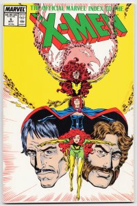 The Official Marvel Index to the X-Men #6 (1988) X-Men