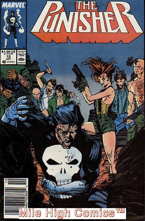 PUNISHER  (1987 Series)  (MARVEL) #12 NEWSSTAND Very Good Comics Book